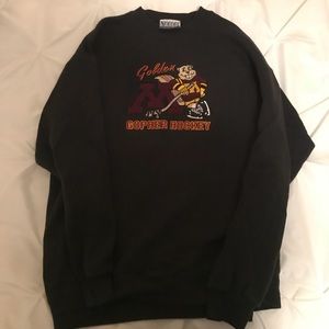 Black Gopher Hockey Crewneck size L